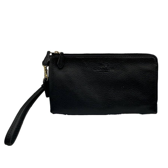 COACH Black Large Wristlet - Picture 1 of 9